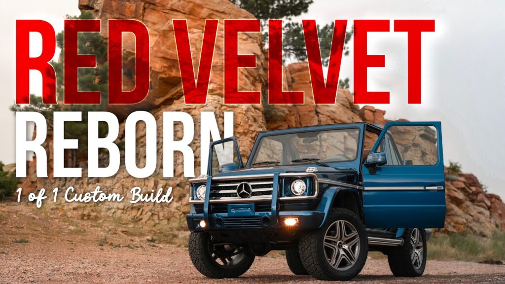 Restored G-Wagen Cabriolet in Aston Martin blue by Alliance Auto Care