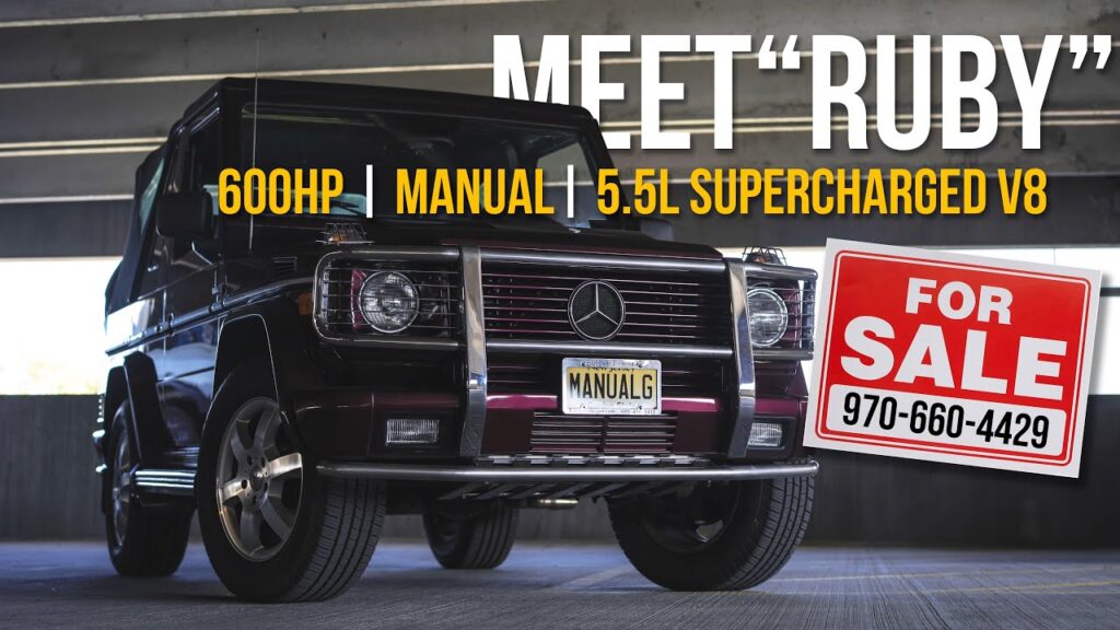 Ruby G55 Cabriolet custom G-Wagon supercharged V8 manual transmission
