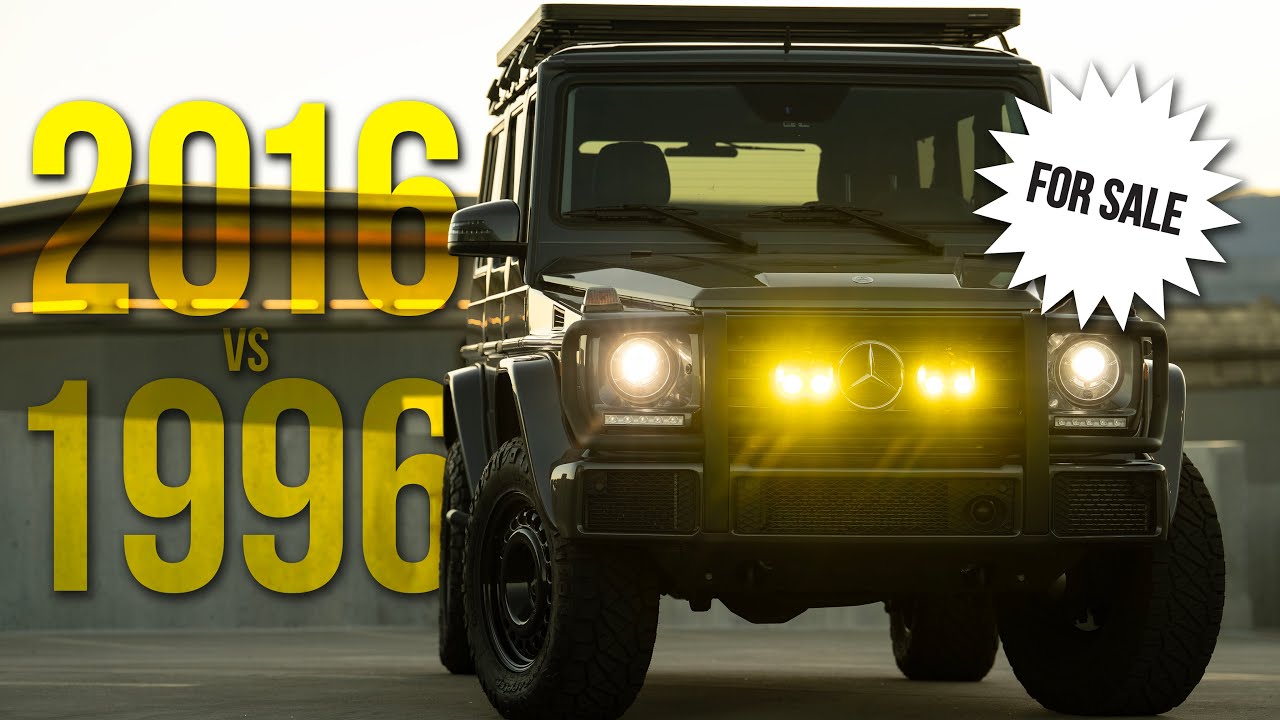 1996 G320 vs 2016 G550 G-Wagon comparison by Alliance Auto Care