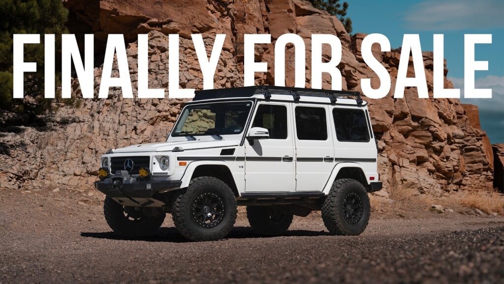2015 Mercedes G550 with 4-inch lift and off-road upgrades