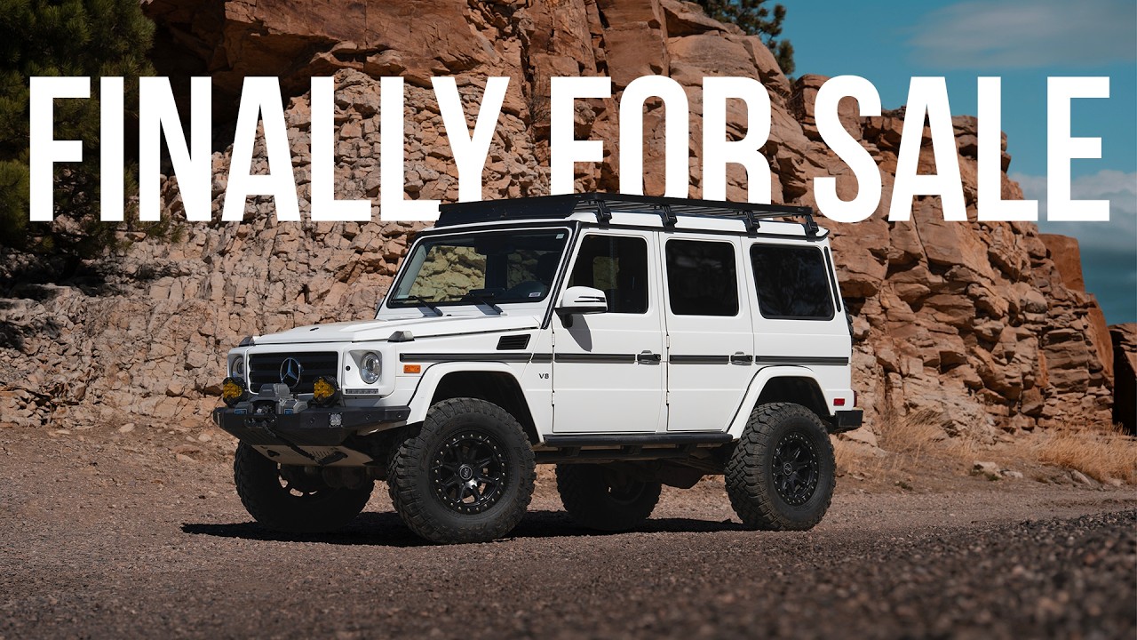2015 Mercedes G550 with 4-inch lift and off-road upgrades