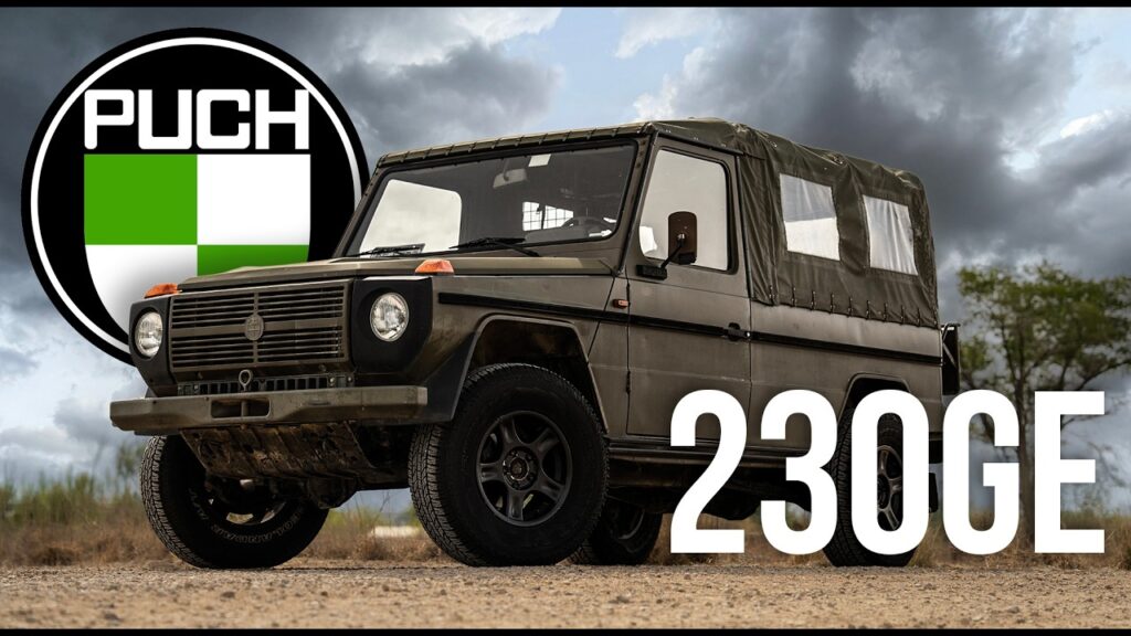 1992 Puch G230 Swiss Military G-Wagen soft top utility vehicle