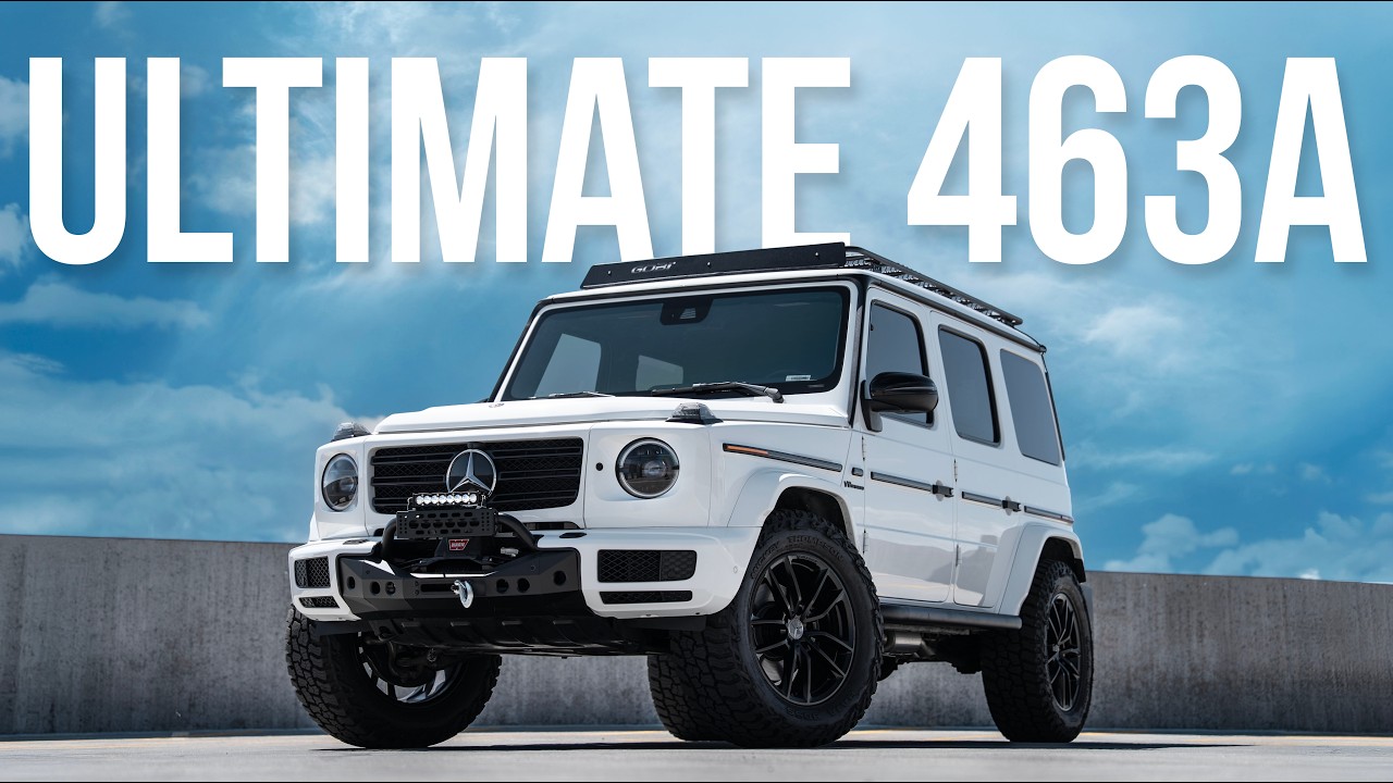 Blacked-out 2019 G550 463A build on 34-inch tires by Alliance Motorworks