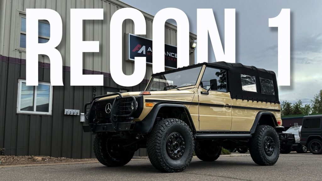2005 USMC IFAV military G-Wagon Recon 1 on 35-inch beadlock tires
