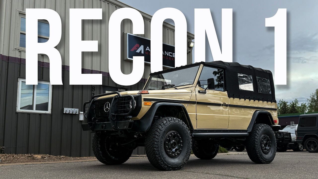 2005 USMC IFAV military G-Wagon Recon 1 on 35-inch beadlock tires